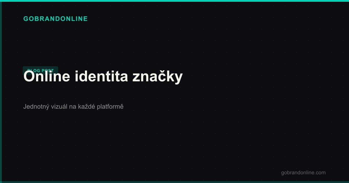 Online identita a vizuál